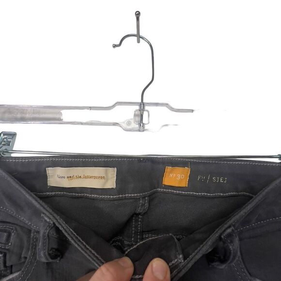 Pilcro And The Letterpress Women’s Gray Straight Leg Jeans Size 30 fit SJEJ - Picture 5 of 16